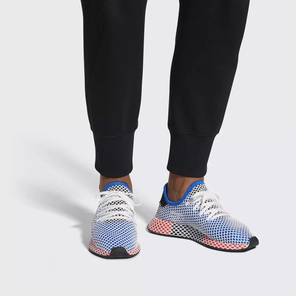 Adidas Deerupt Runner Tenis Azules Para Hombre (MX-72420)